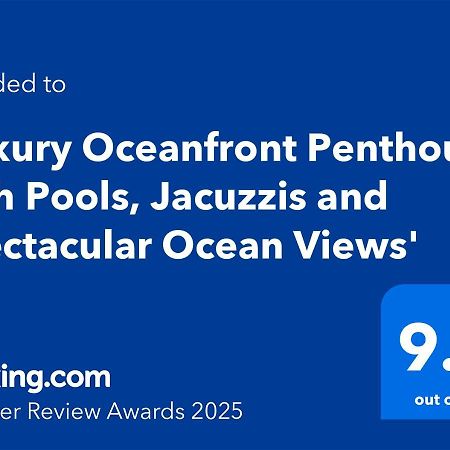 'Luxury Oceanfront Penthouse With Pools, Jacuzzis And Spectacular Ocean Views' Leilighet Rosarito Eksteriør bilde